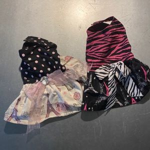 Set (2) XS doggie dresses
